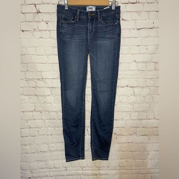 Paige Premium Denim Blue Jeans Women’s size 28 Zip Fly with Button Closure - Picture 2 of 6